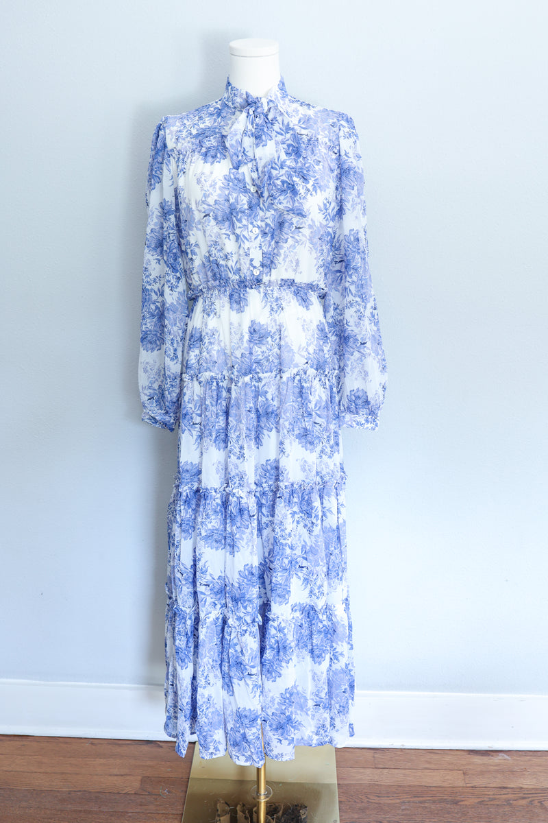 Charlotte Dress Blue Floral